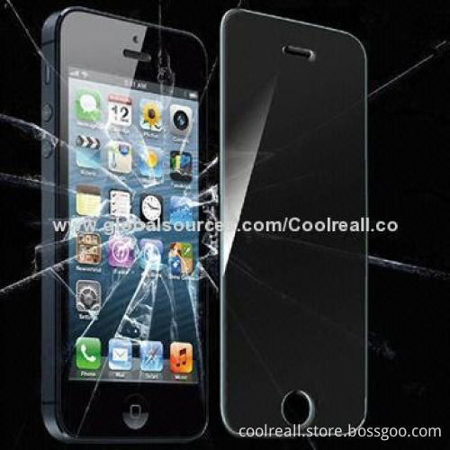 High-quality 9H Milo Tempered-glass Screen Protector for iPhone 5/5S, Easy to Install